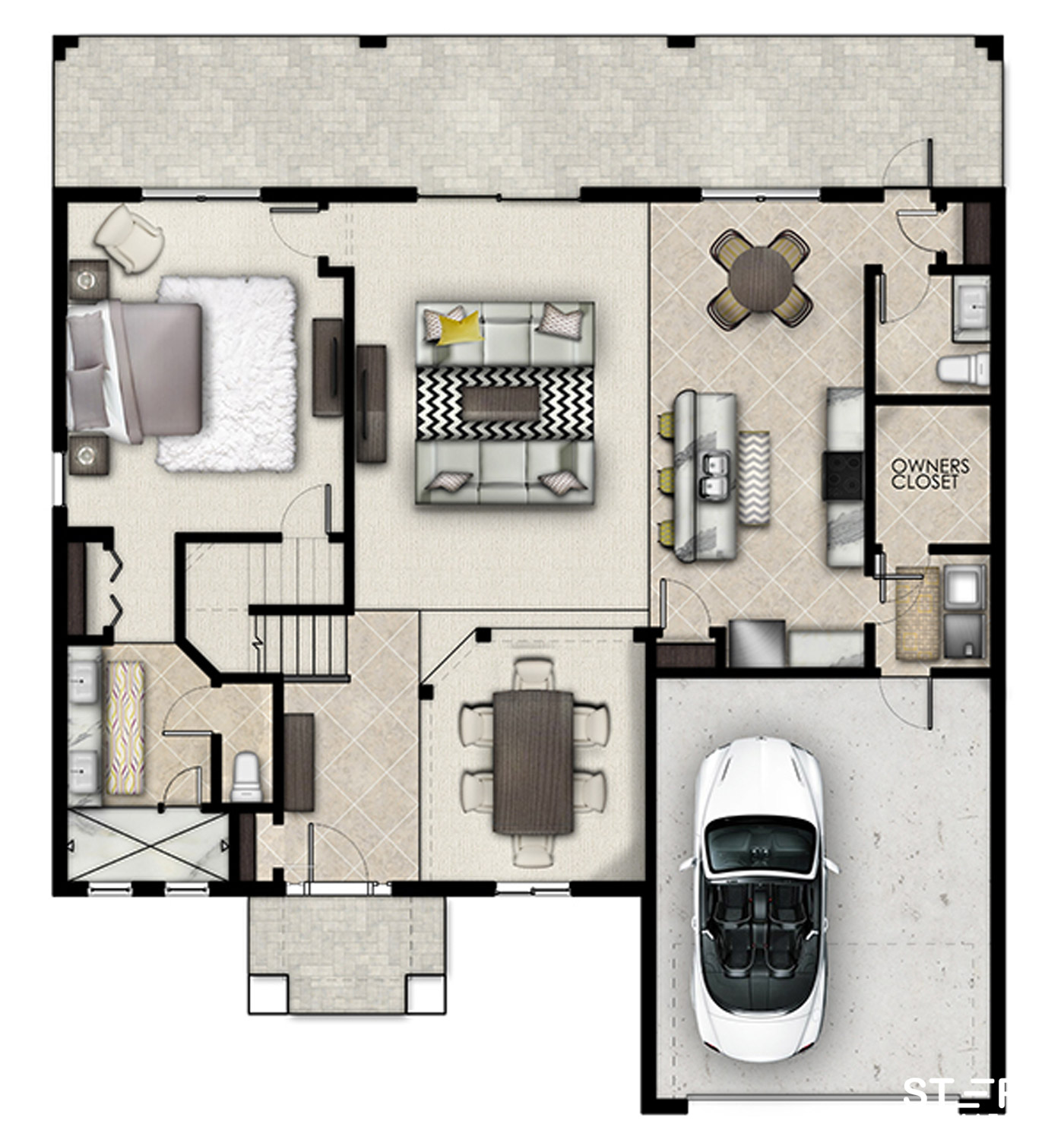 3D Home Floor Plan Design StepsAnimation